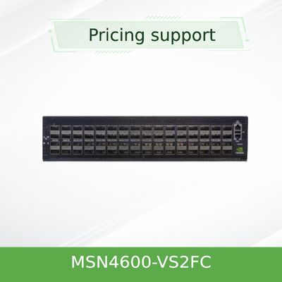 Mellanox Open Ethernet netwerk Switch MSN4600-VS2FC Spectrum-3 Gebaseerd 200gbe 2u