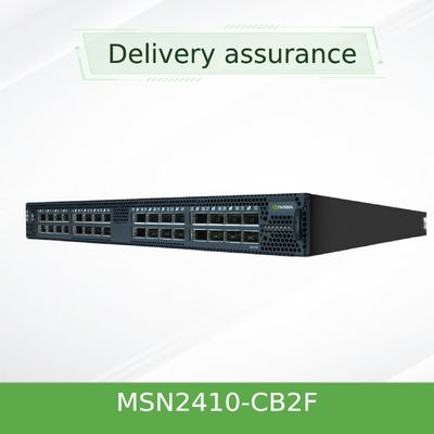 de Havens van de het Netwerkschakelaar MSN2410-CB2F 1U 48 SFP28 van 25Gb 100GbE Mellanox