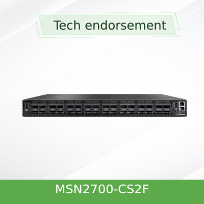 ODM SN2700 Mellanox de Havens van de Netwerkschakelaar MSN2700-CS2F 100GbE 1U 32 QSFP28