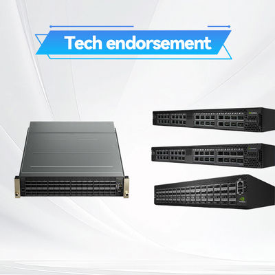 Quantum-3 gebaseerde XDR Infiniband Switch Q3400-RA 920-9B36F-00RX-8S0 4U 144 XDR-poorten Meer dan 72 OSFP-kooien 8 stroomvoorzieningen
