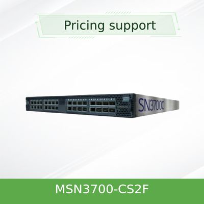 MSN3700-CS2F spectrum-2 de Gebaseerde Schakelaar van het mellanoxnetwerk van 100GbE 1U Open met Onyx 32 QSFP28-Havens