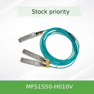 De Kabel IB 200Gb/S HDR van MFS1S50-H010V Mellanox aan de Lage Latentie van 2x100Gb/S HDR100 MMF 10m