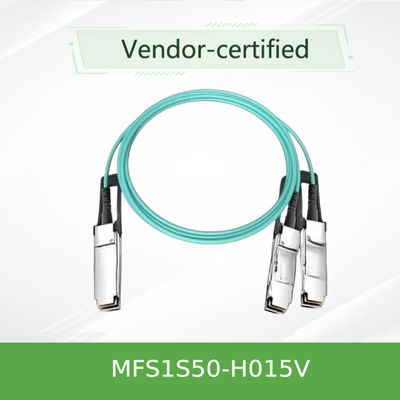 OEM Mellanox Splitserskabel AOC 100g MFS1S50-H015V VPI HDR & ETH 15m