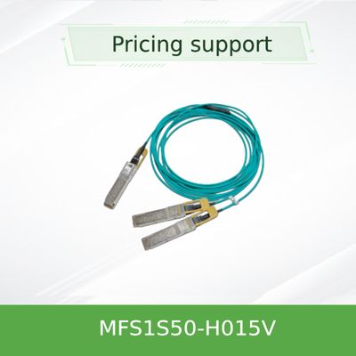 Van de kabelinfiniband van MFS1S50-H015V Mellanox Aoc het Actieve Koper QSFP+ aan SFP+-Kabelassemblage