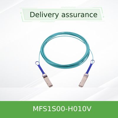 de kabel 10m QSFP56 MFS1S00-H010V van 200G Mellanox AOC in Servershoge snelheid