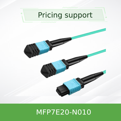 Mellanox-kabel MFP7E20-N010 Multimode MPO-12/APC tot 2x MPO-12/APC Passieve glasvezelkabel, 10 m