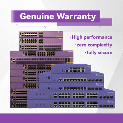 48 poorten X460 Extreme Network AVB Switch 48T 10 100 1000BASE-T Minder Latentie Mbps stapelbaar Origineel