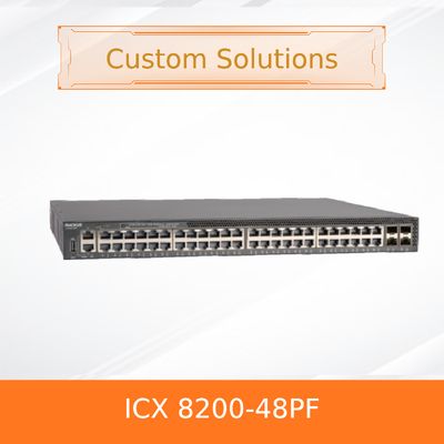 Ruckus ICX 8200-48PF Managed Switch voor Betrouwbare Gegevensoverdracht