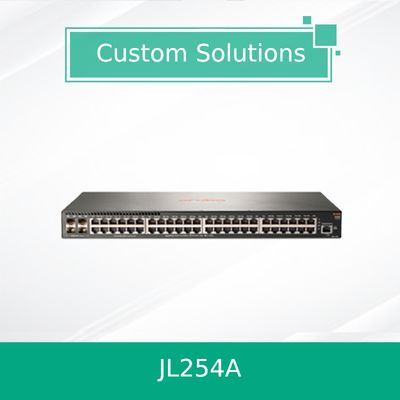Hpe Aruba 2930f 48g Switch met 4 SFP+ Poorten JL254A Nieuw en Origineel