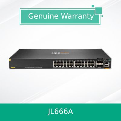 Jl666A 6300f Serials 24X poorten 10/100/1000baset Poe+ poorten en 4X 1/10/25/50g SFP poorten Netwerk Ethernet Switch