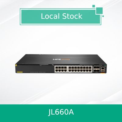 Hpe Aruba Networking Cx 6300m 24 Hpe Smart Rate Poe en 4 SFP56 Switch (JL660A)