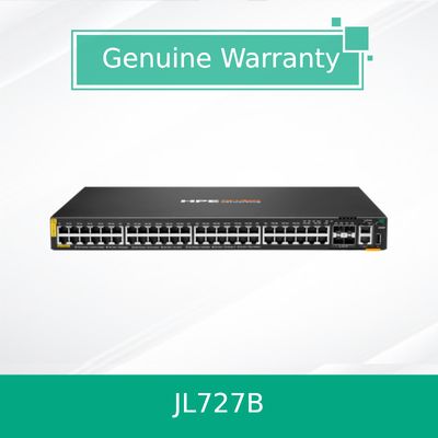 100% Echte Producten Hpe Aruba Networking Cx 6200f 48g Klasse-4 Poe 4SFP+ 370W Switch (JL727B)