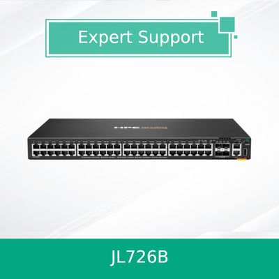 Gloednieuwe originele HPE Aruba Networking CX 6200F 48G 4SFP+ Switch (JL726B)