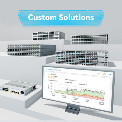Originele nieuwe C9200-48t-a Enterprise Switch van de serie 9200 48 poorten met 10/100/1000Mbps