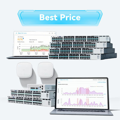 Originele nieuwe C9200-48t-a Enterprise Switch van de serie 9200 48 poorten met 10/100/1000Mbps