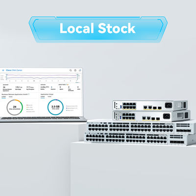Oorspronkelijke nieuwe Cisco C9200L-24t-4G-E 9200-serie 24-poort 10/100/1000 + 4X1g SFP Network Switch