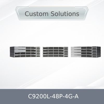 Cisco Nieuw Origineel C9200L-48p-4G-a 9200L 48 Poort 10/100/1000 Poe+ 4X1g Uplink Switch Netwerk Advantage C9200L-48p-4G-a