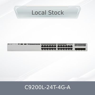 Nieuwe Originele Fabrieksverzegelde C9200L-24t-4G-a 9200L 24-poorts Poe+ 4G Network Advantage Cisco Switch C9200L-24t-4G-a