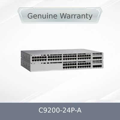 Nieuwe Originele C9200-24p-a 24-Poort Poe+ Switch met Network Advantage