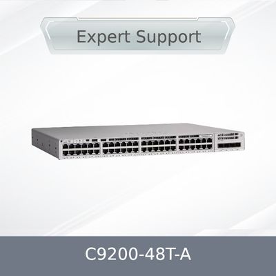 Cisco Catalyst 9200-48T-A 48-poorts Data Switch Network Advantage Licentie Enterprise Gigabit Ethernet