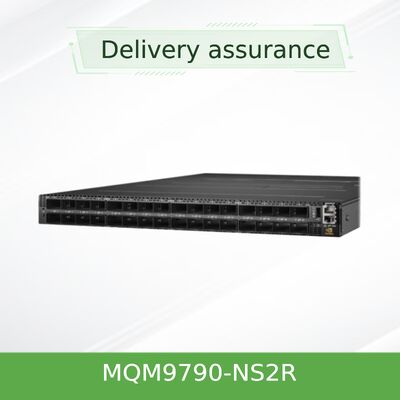 NVIDIA MQM9700-NS2R Quantum-2 Series 400Gb/s InfiniBand Smart Switch 64 poorten omgekeerde luchtstroom