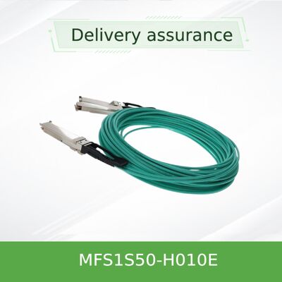 NVIDIA MFS1S50-H010E 200G tot 2x100G QSFP56 AOC Low Latency Splitter Cable