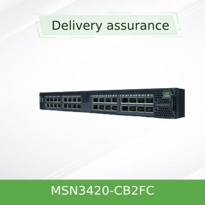 NVIDIA Spectrum SN3420 MSN3420-CB2FC 48-poort 25GbE & 12-poort 100GbE Top-of-Rack Switch met Cumulus Linux