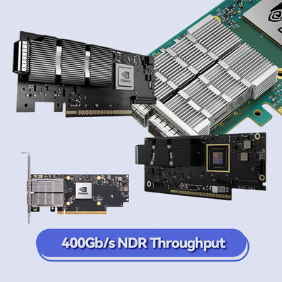 NVIDIA ConnectX-7 MCX755106AS-HEAT 400Gb/s dubbele poort InfiniBand & Ethernet Smart NIC met PCIe Gen5