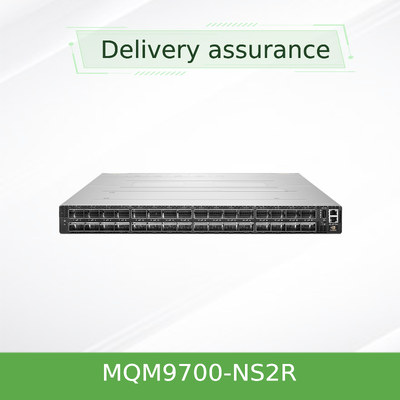 NVIDIA Quantum-2 MQM9700-NS2R 400Gb/s InfiniBand Switch – 64-Poort NDR, C2P Luchtstroom, On-Board Beheer