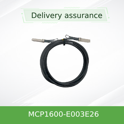 Mellanox MCP1600-E003E26 100Gb/s QSFP28 Passieve DAC-kabel – 3m, 26AWG, EDR InfiniBand