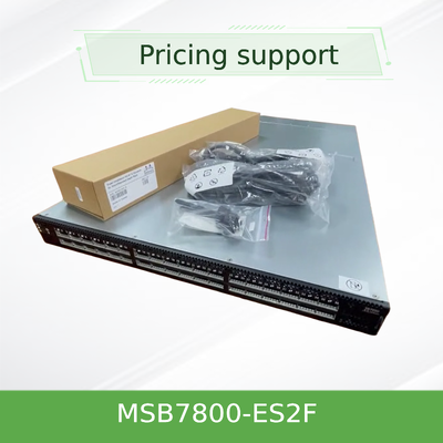 MSB7800-ES2F 100Gb/s InfiniBand Switch – 36 x QSFP28, 90ns Latency, Ideal for HPC & AI Clusters