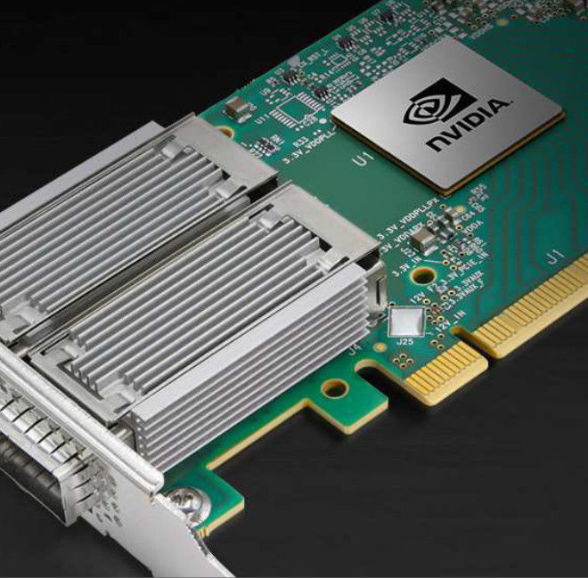 De Adapterkaart Mellanox 100gbe Nic mcx556a-EDAT connectX-5 QSFP28 van het EDR/100GbEvpi Netwerk
