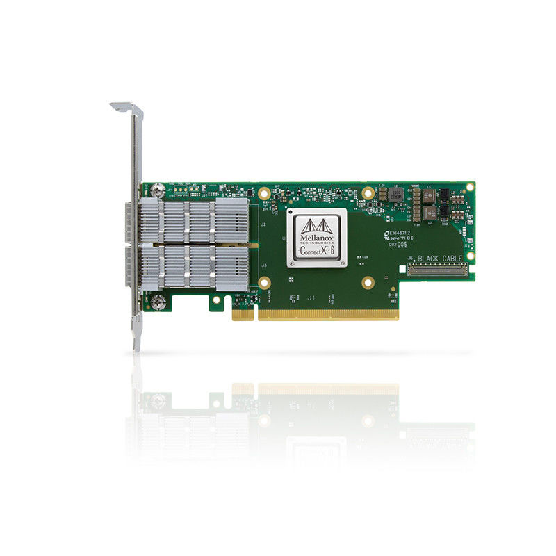 De dubbele van de het Netwerkkaart VPI van Havenethernet HDR 200GbE Mellanox Adapter mcx653106a-HDAT ConnectX 6 QSFP56
