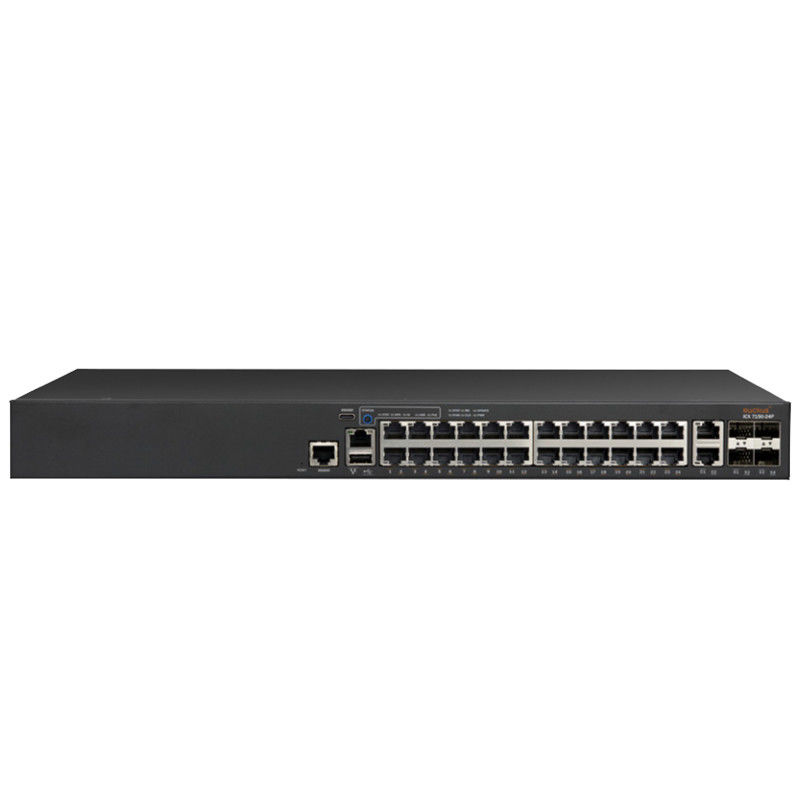 het Netwerkschakelaar ICX7150 10/100/1000Mbps rj-45 PoE 370W van 24P 4X1G Ruckus