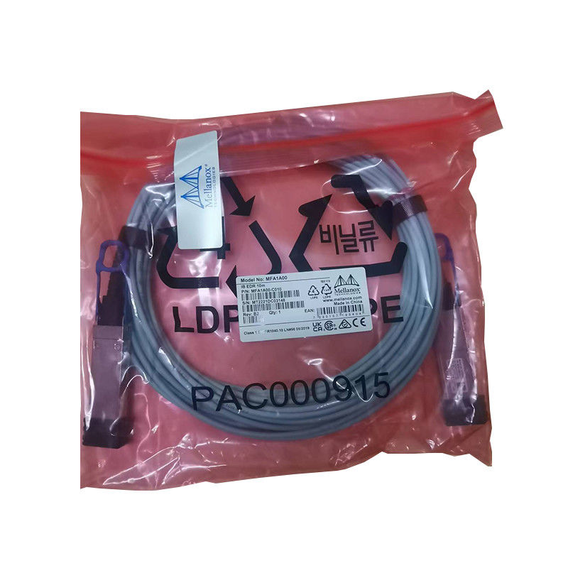 De VCSEL Gebaseerde Kabel MFA1A00-E015 IB EDR van QSFP Mellanox AOC tot 100Gb/S