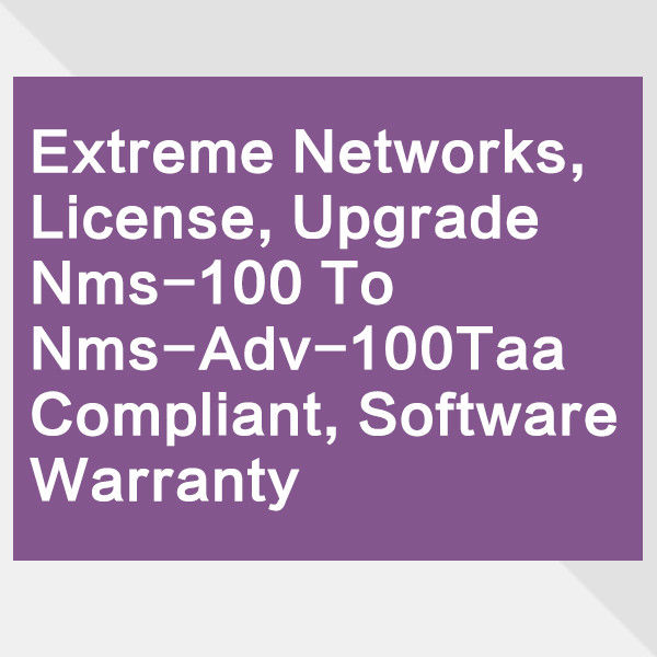 switch licentie van X690 Avb Extreme Networks 10gb Switch NMS 100 Controller Upgrade Nms ADV