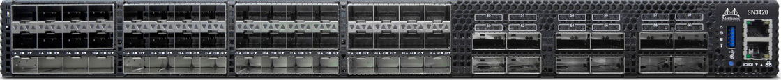 De Schakelaaroem 25GbE/100GbE Mellanox Open Source Ethernet van het Mellanoxnetwerk Schakelaar MSN3420-CB2F