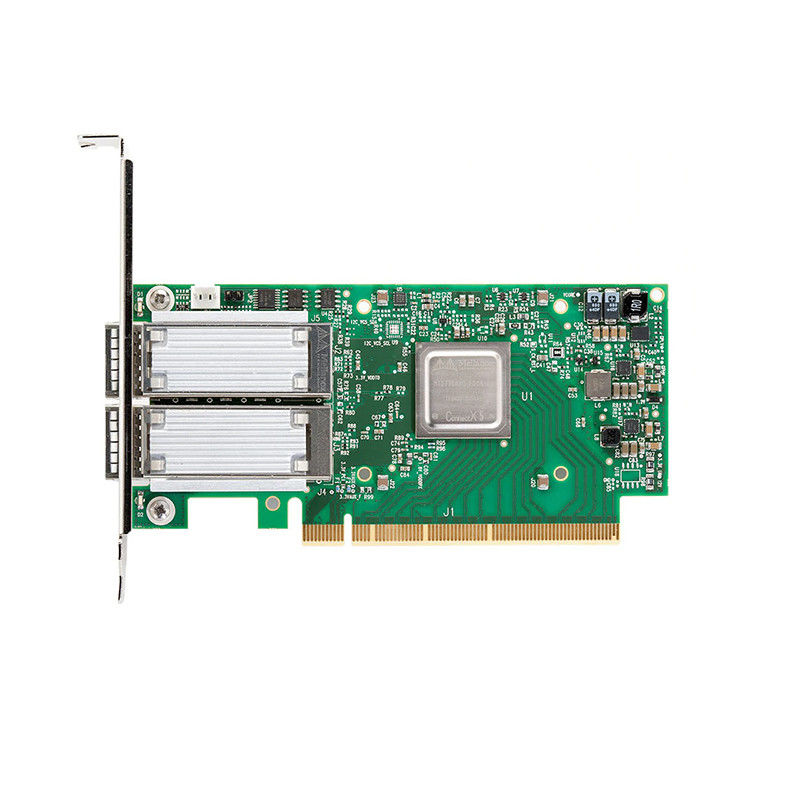 100GbE de dubbel-Haven QSFP28 PCIe3.0x16 van NIC Mellanox Network Card mcx516a-CCAT