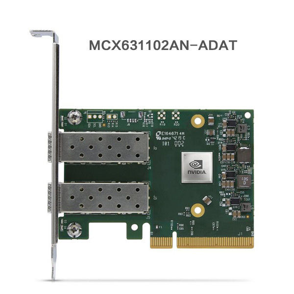25GB de Dubbele Haven SFP28 PCIE 4,0 X8 van Nic Mellanox Network Card mcx631102an-ADAT