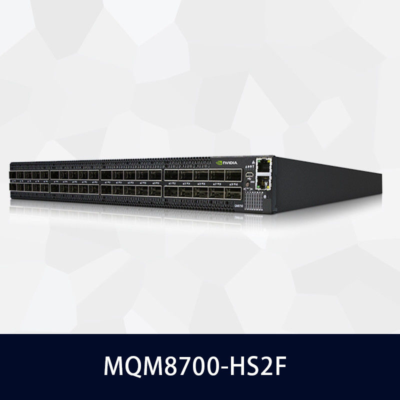 Managed Infiniband HDR Switch Mellanox 200gb Switch MQM8700 40 Poort MQM8700-HS2F(920-9B110-00FH-0MD)