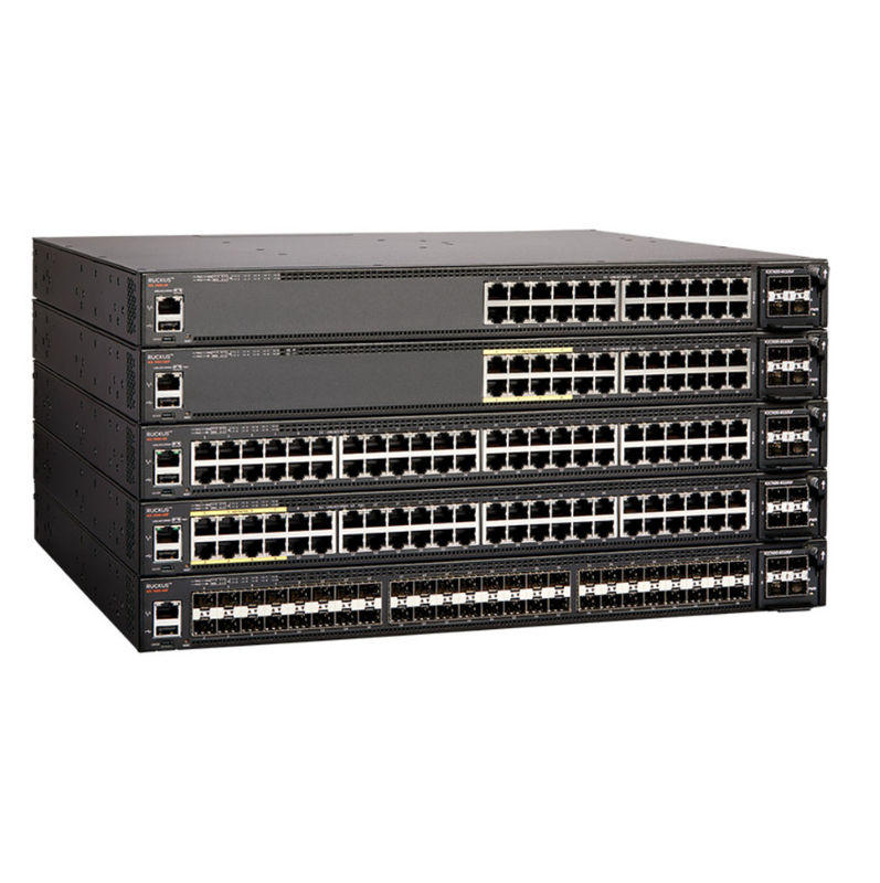 Netwerk Ruckus Icx7450 24 Havenpoe Schakelaar 1500W 336 Gb/S 960 Gb/S