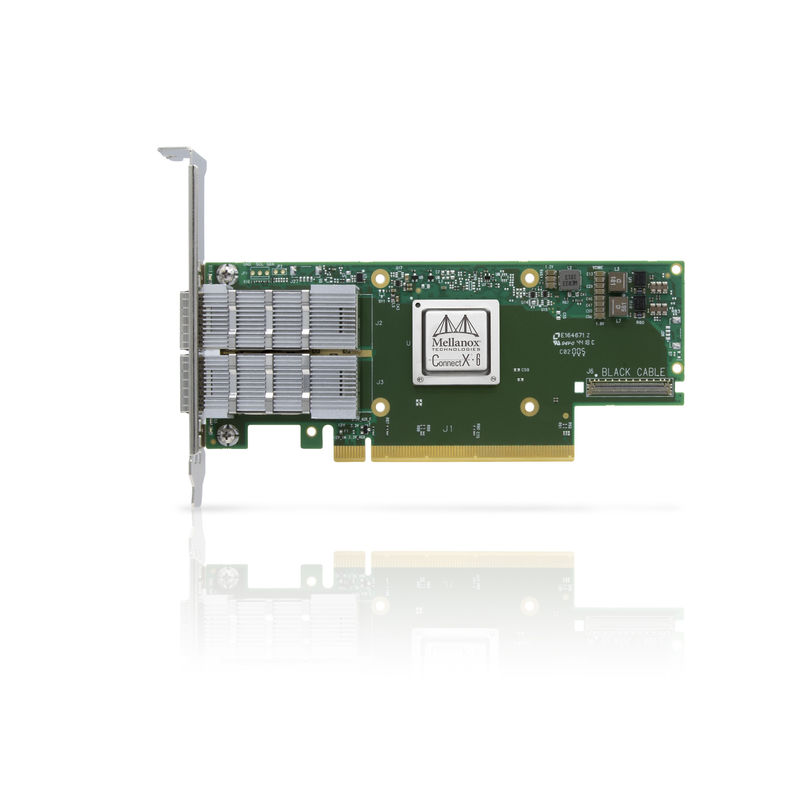 MCX653106A-HDAT-SP Mellanox netwerkkaart 200Gb/S 4*50Gb/S Ethernet-poorten