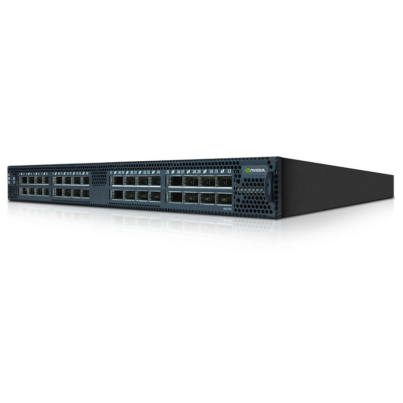 MSN3700-CS2F spectrum-2 de Gebaseerde Schakelaar van het mellanoxnetwerk van 100GbE 1U Open met Onyx 32 QSFP28-Havens