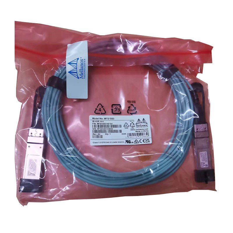 Van de de Vezelkabel van de Mellanoxaoc DAC kabel MFS1S00-H015V Aoc Snelle Efficiënte de Data Centerverbindingen 100GbE 25GbE
