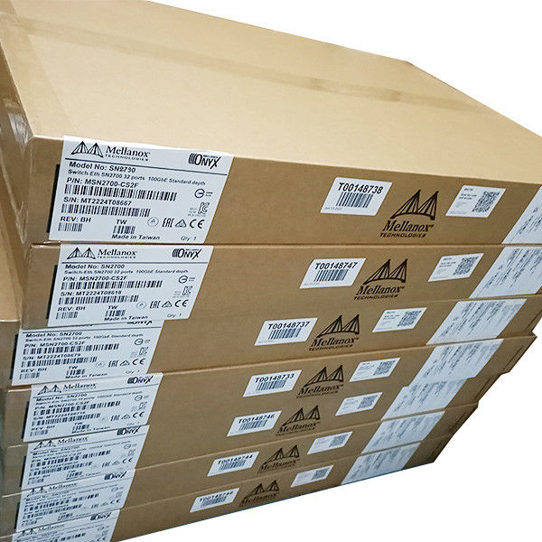 MQM9790-NS2F InfiniBand Mellanox netwerkswitch 64 poorten 400Gb/S 32 OSFP-poorten onbeheerd