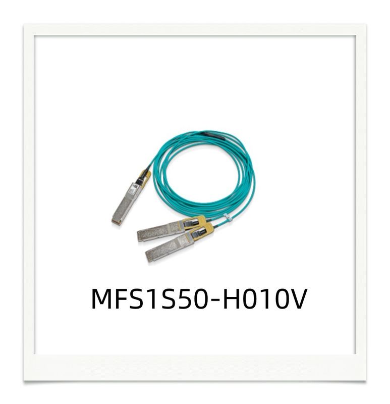 MFS1S50-H010V 200GbE aan van de de Vezel Optische Kabel van 2x100GbE de Actieve kabel van de Kabelsmellanox AOC van InfiniBand