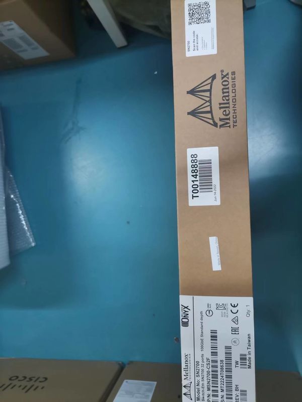 Van MSN2700-CS2F Mellanox de Gebaseerde 25GbE/100GbE 1U Open Ethernet Schakelaar van de het Netwerkschakelaar Spectrum