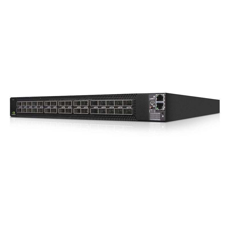 Van de het Netwerkschakelaar van MSN3700-CS2F Mellanox van de de Leverings (AC) de Standaarddiepte X86 cpu P2C Uitrusting van het de Luchtstroomspoor