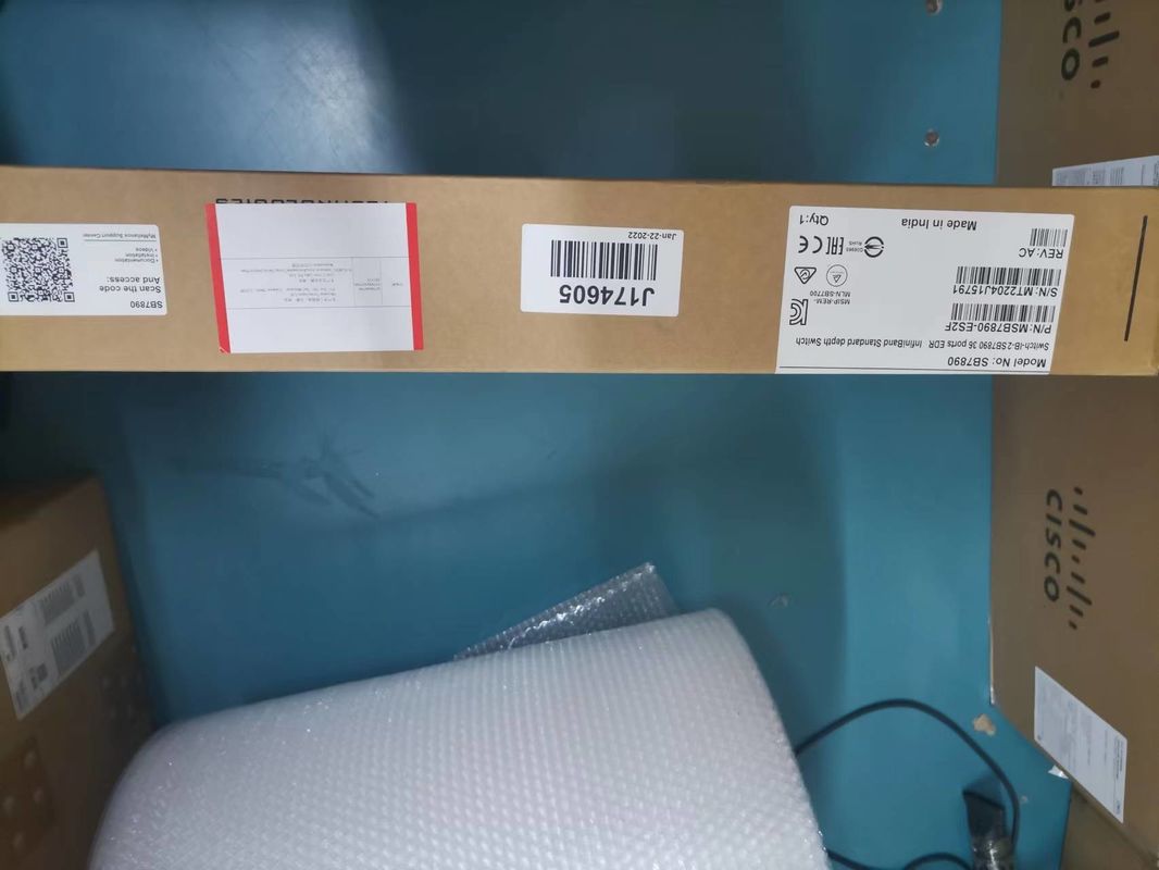 Van de het Netwerkschakelaar van MSB7800-ES2F Mellanox Systeem 36 QSFP28-Havens 1U van InfiniBand EDR 100Gb/S