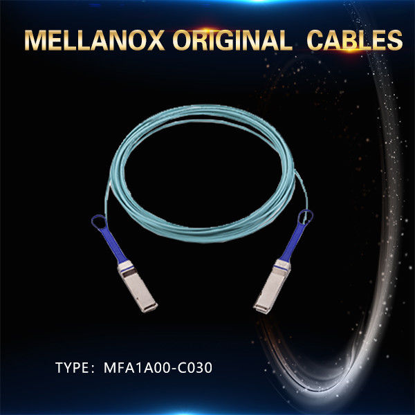 Het Netwerkkabel IB HDR van MFS1S00-H030V Aoc tot 200Gb/S QSFP56 30m 200GBase-AOC QSFP56 aan QSFP56
